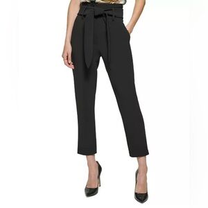 DKNY Crop Paper Bag style Pants 4P